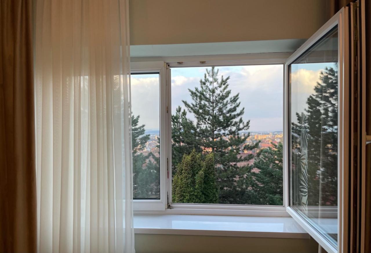 Central Luxury Apartment With City View Brasov Bagian luar foto
